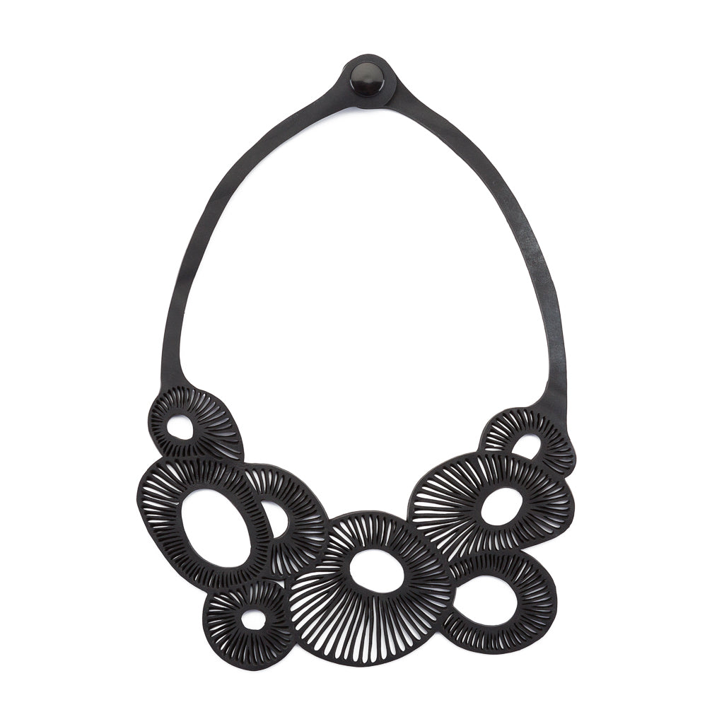 Coral Eco Friendly Rubber Necklace-2