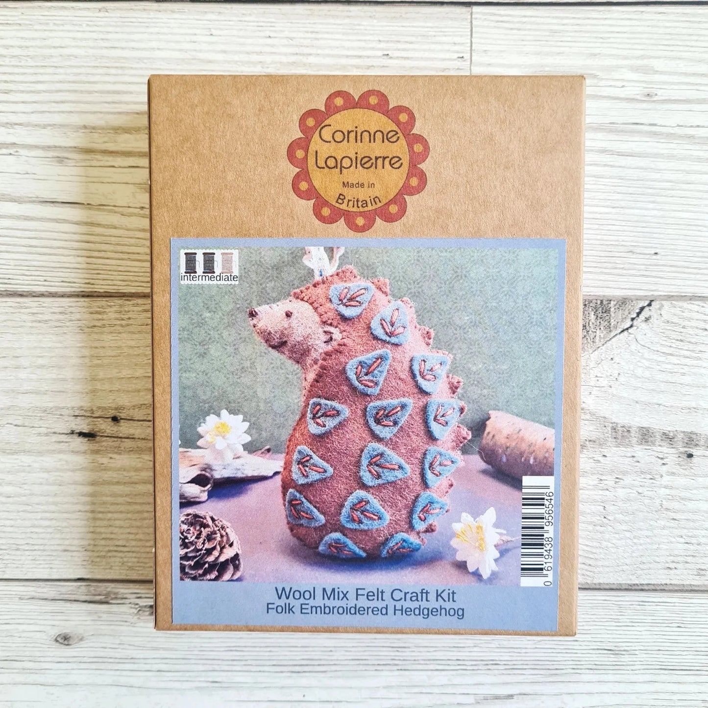 Folk Hedgehog from Felt Craft Kit MKFHD1F-2
