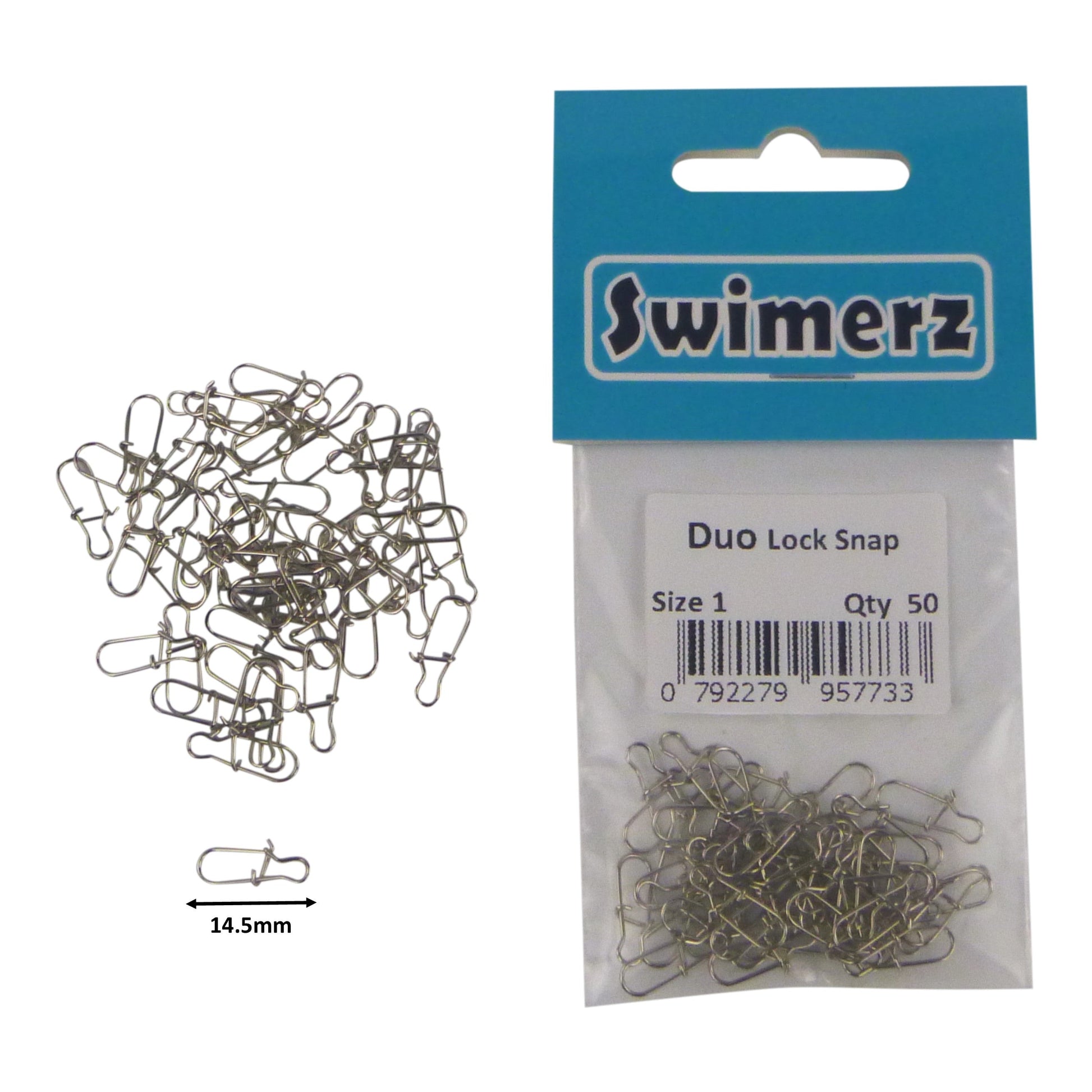 Swimerz Duo Lock Snaps Size 1. Pack 50 pack-1