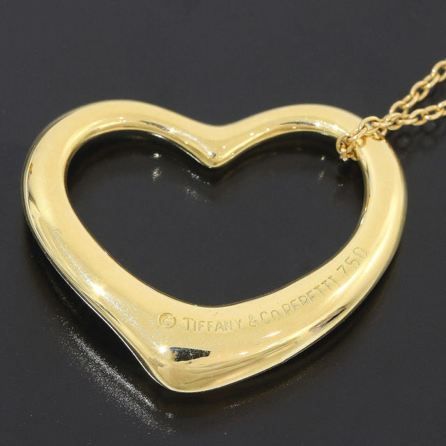 Else Peretti Open Heart Pendant from Tiffany & Co. 18K Gold-9