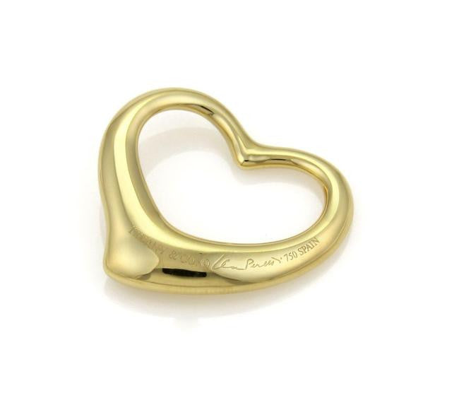Else Peretti Open Heart Pendant from Tiffany & Co. 18K Gold-18