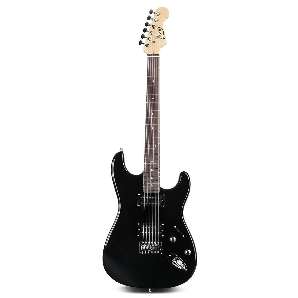 NNEDSZ Electric Guitar Music String Instrument Rock Black Carry Bag Steel String-2