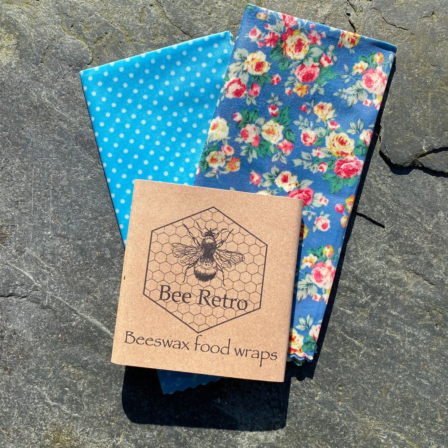 Blue Chintz- Eco Friendly Beeswax Wrap-2