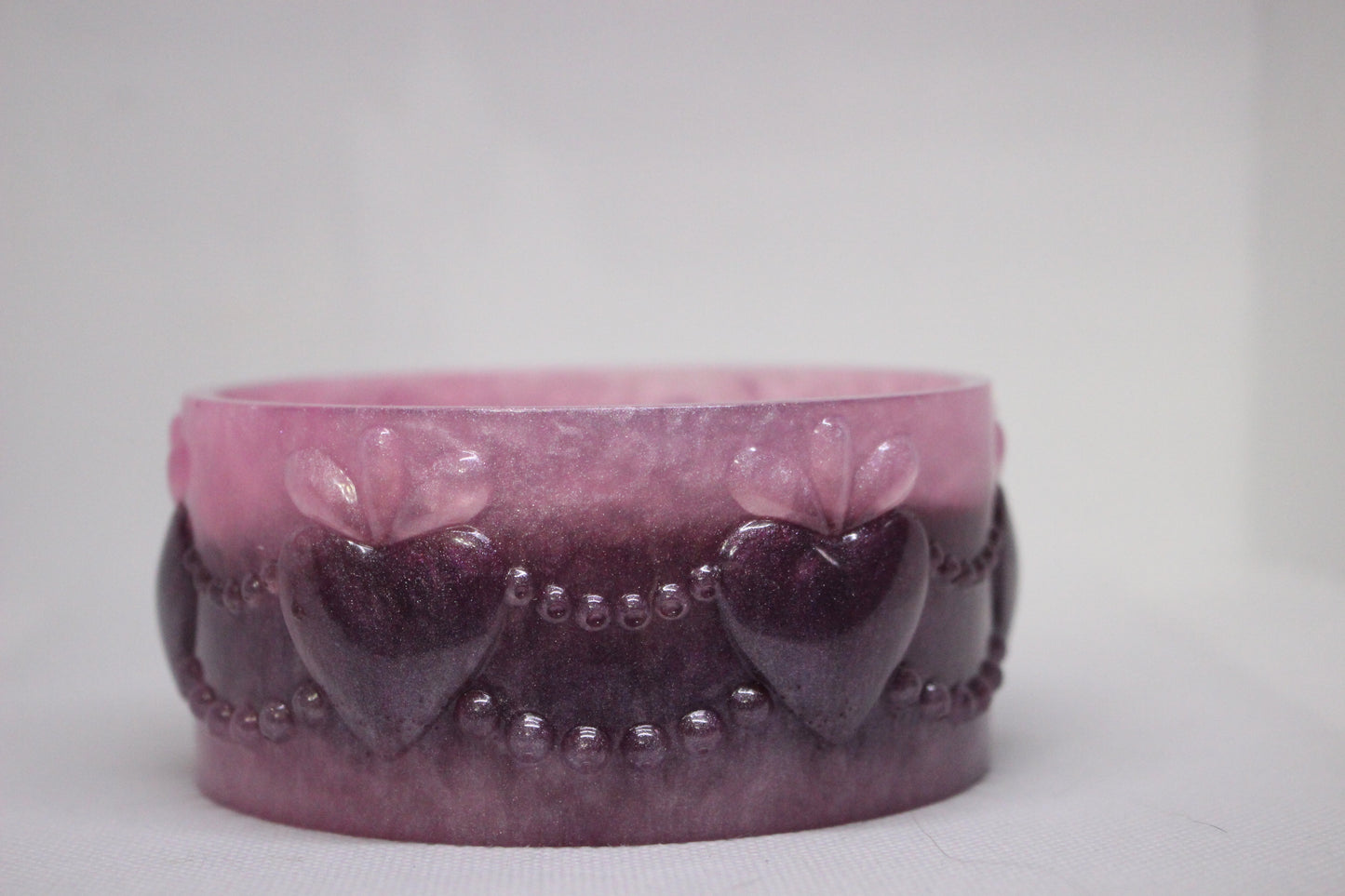Resin Candle - Watermelon Heart Shaped Eco Friendly Decor-1