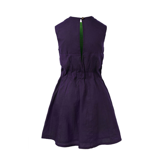 Girls Beach Dress in Purple