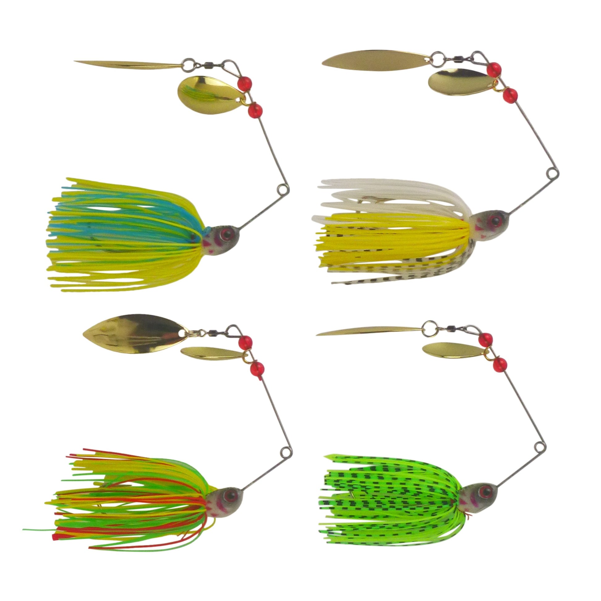 Dekoi 20gm LS22 Closed Eye Spinnerbait, Bumblebee, Qty 2-1
