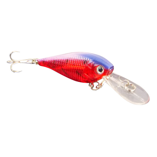 Finesse 'Madbass' Opaque Red, 85mm Deep Diving Crankbait-0