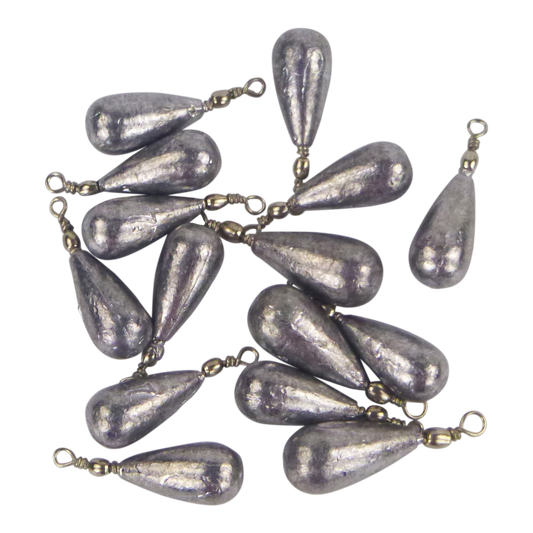 Swimerz 7gm Teardrop Sinker, Lead, 15 pack-0