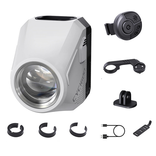 Ultra-Bright 1600 Lumen Bike Headlight Remote White-0