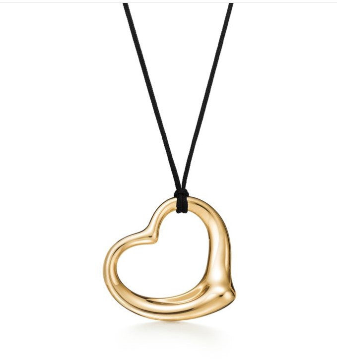 Else Peretti Open Heart Pendant from Tiffany & Co. 18K Gold-1