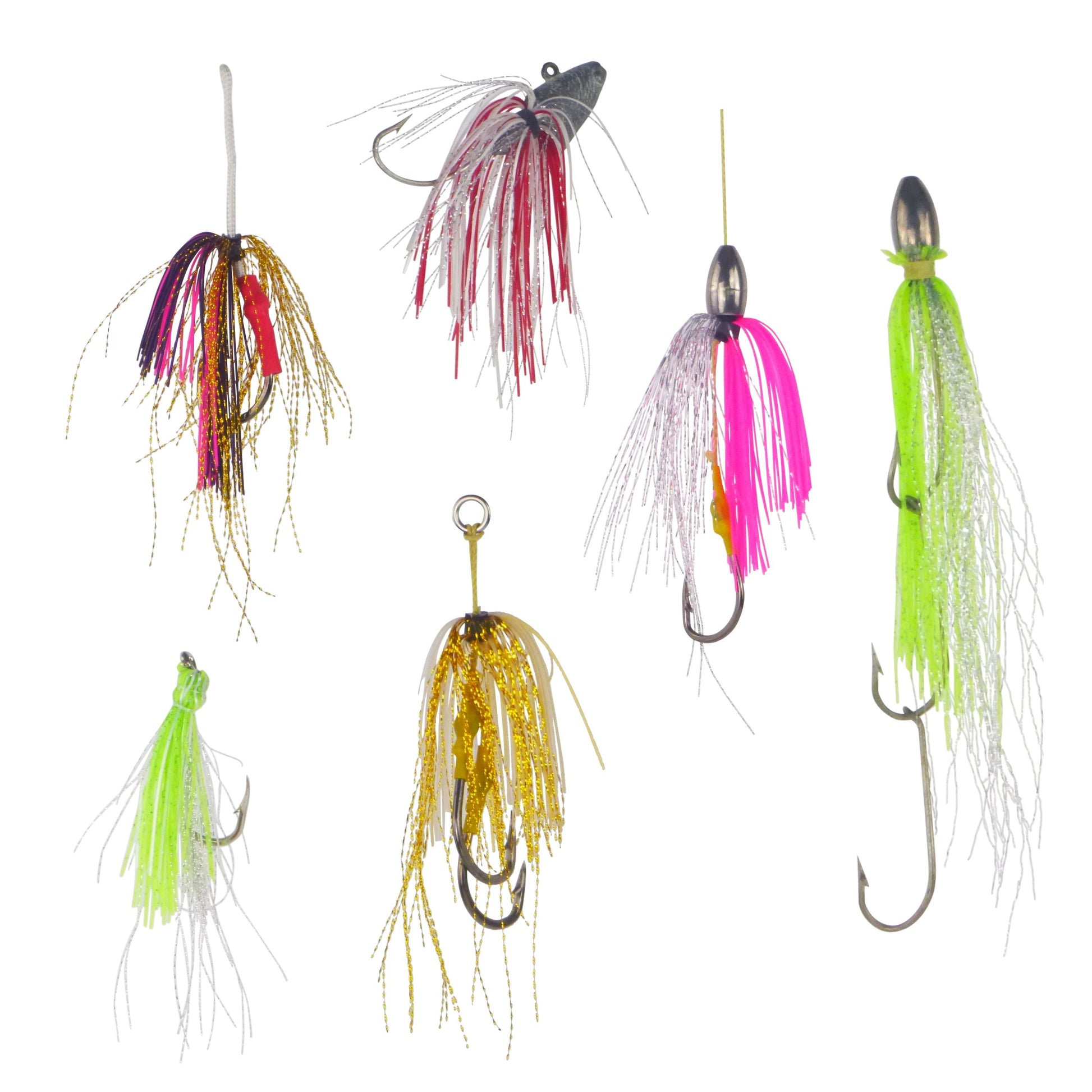 Dekoi Krystal Snapper Skirts, Silver Chartruese-1