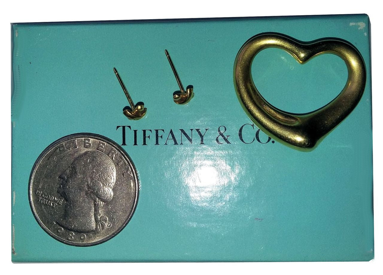 Else Peretti Open Heart Pendant from Tiffany & Co. 18K Gold-14