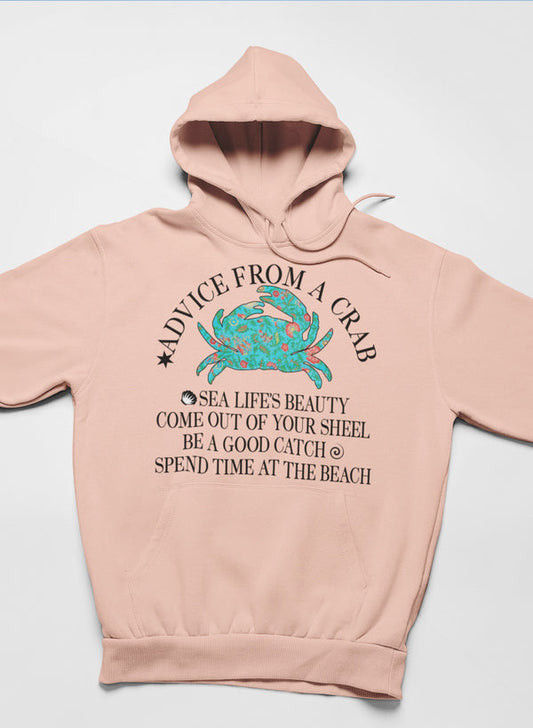 Advice From A Crab Hoodie-0