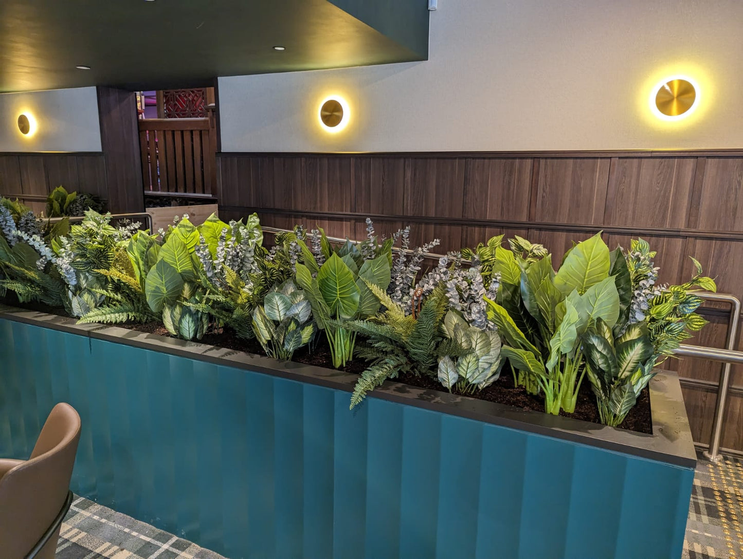 Artificial Potted Taro Plant / Elephant Ear 70cm-3