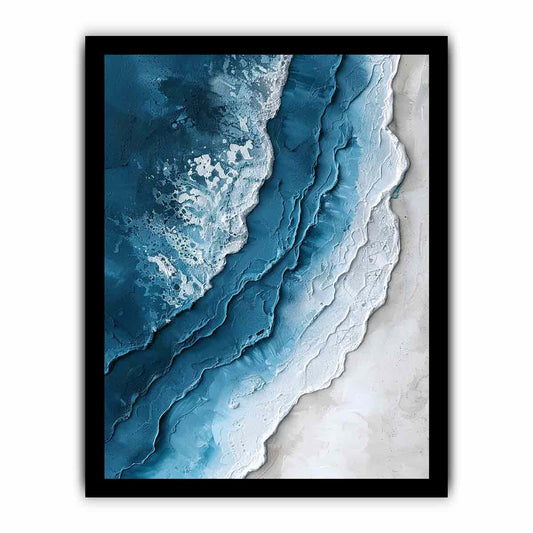 Beach textured  Canvas Art Print