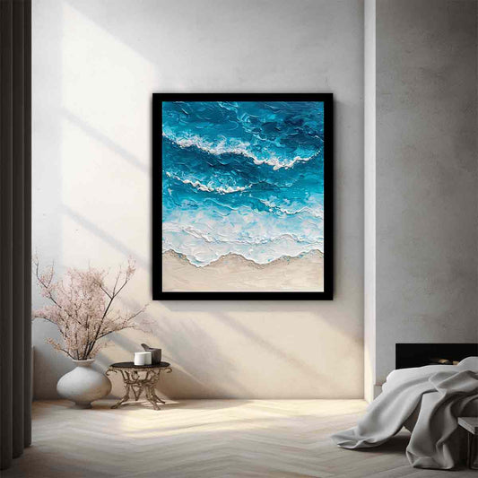 Beach Art  Canvas Painting  Print