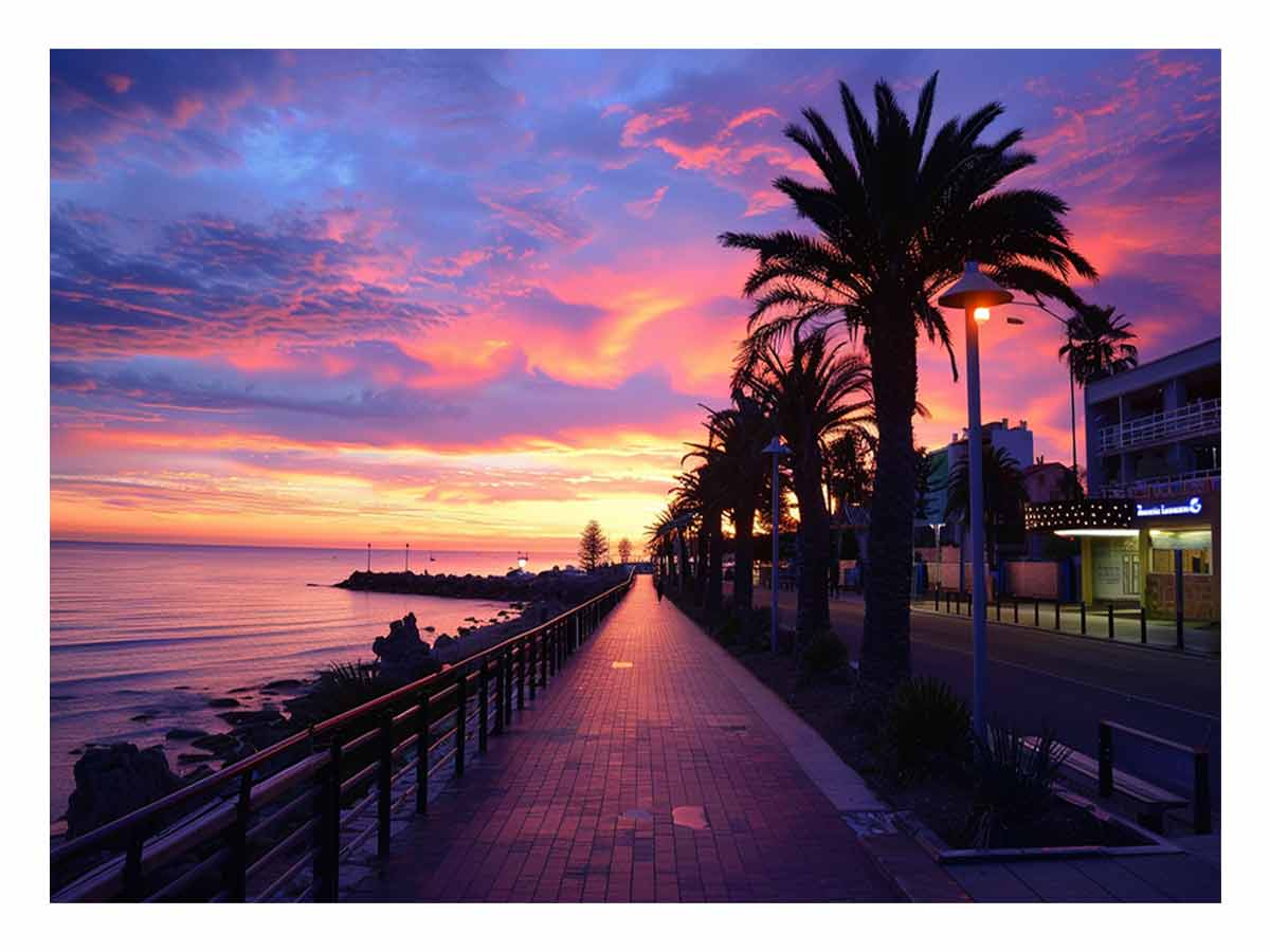 Pink  Beach  Canvas Art Print