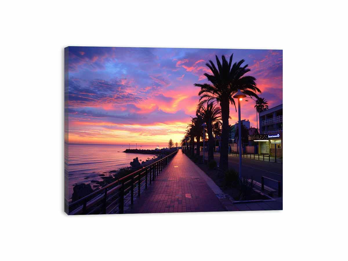Pink  Beach  Canvas Art Print