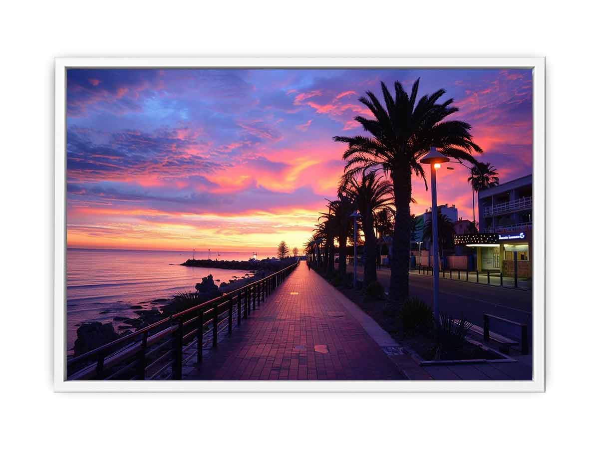 Pink  Beach  Canvas Art Print