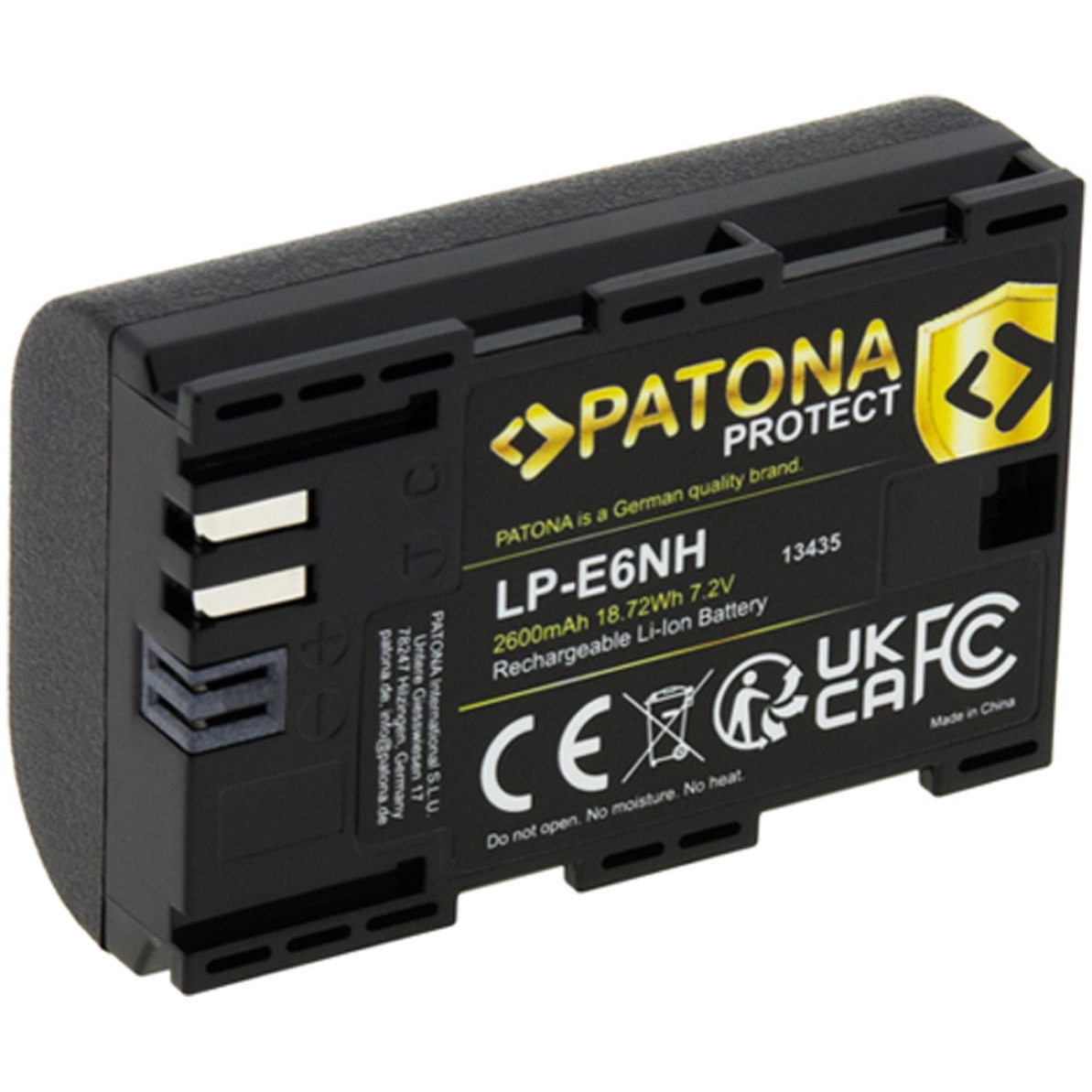 PATONA Canon LP-E6NH 2600mAh Li-Ion Protect EOS R5/R6 (PT13435)-0