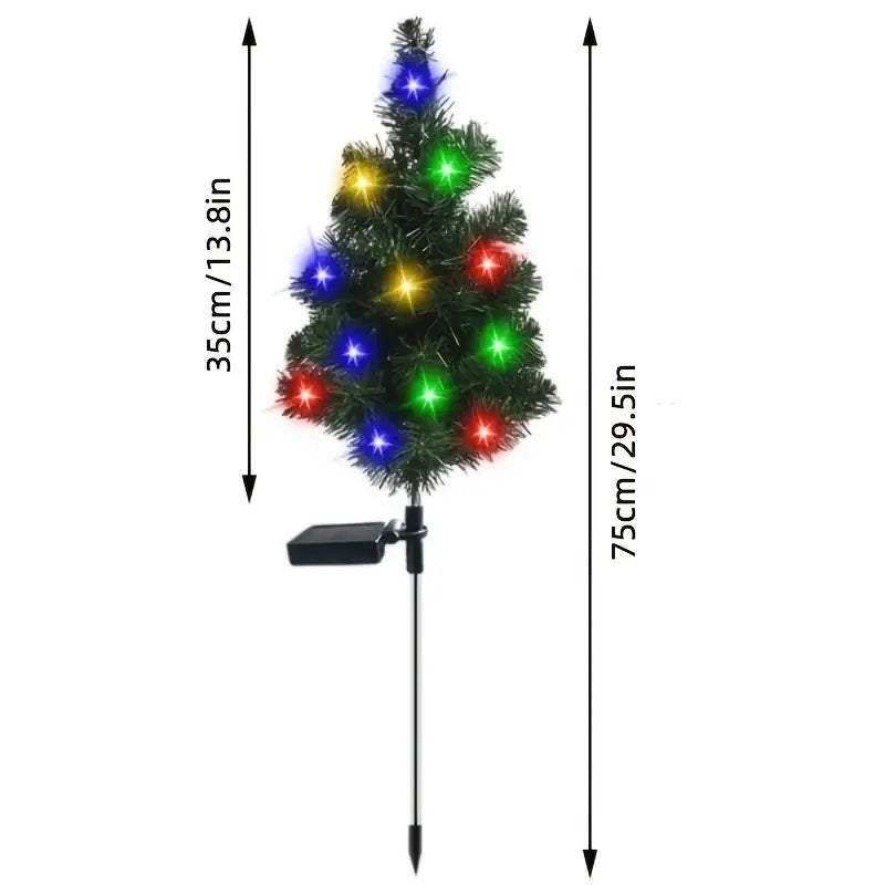 Solar Glow: Eco-Friendly Christmas Tree LED Lights-4