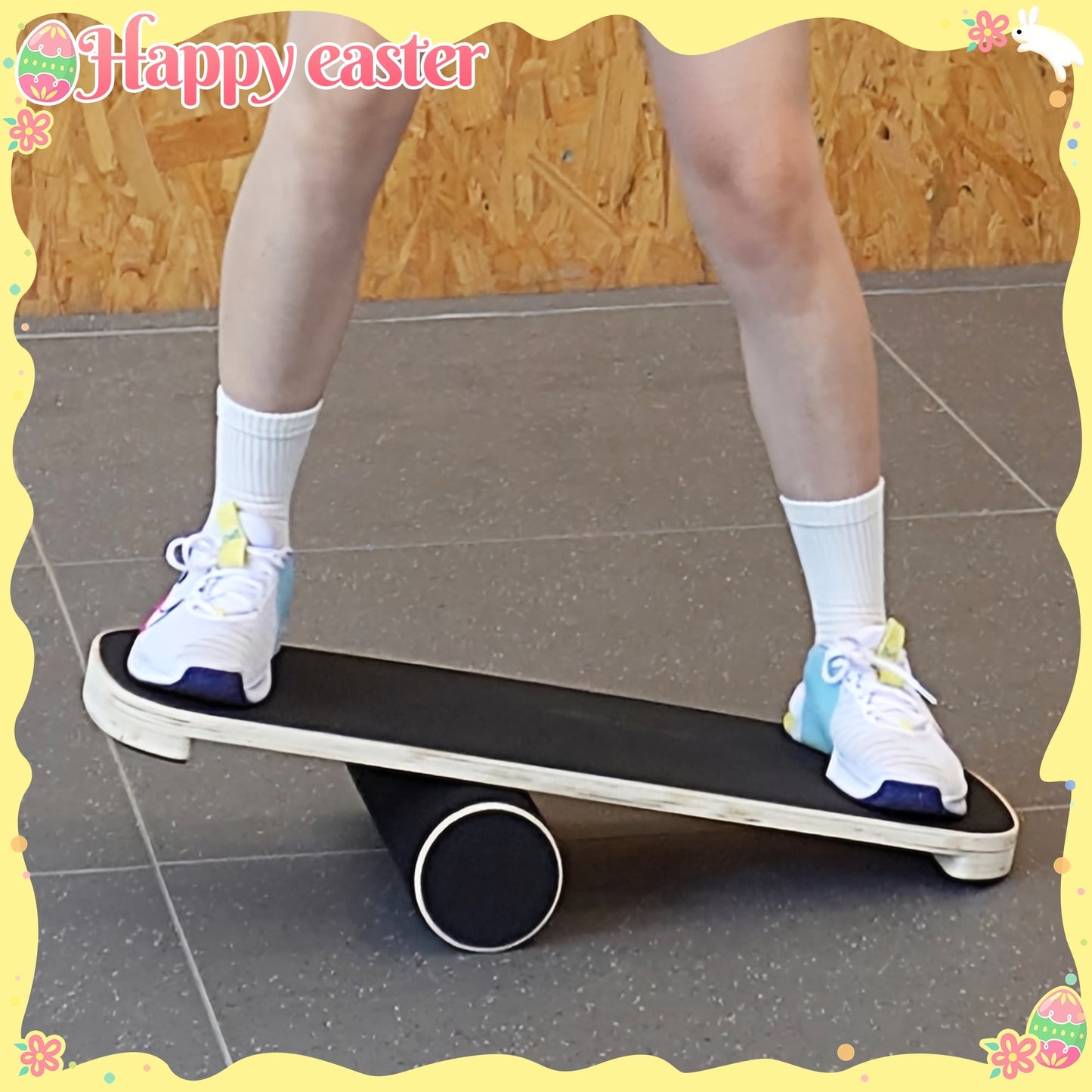 NNETM Wooden Surf Balance Board for Core Training