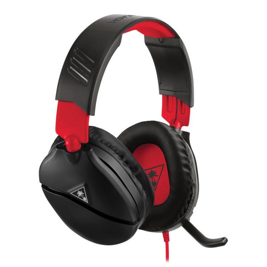 Turtle Beach Recon 70 Слушалки Жичен Лента за глава Игри Черен, Червен (TBS-8010-02)-0