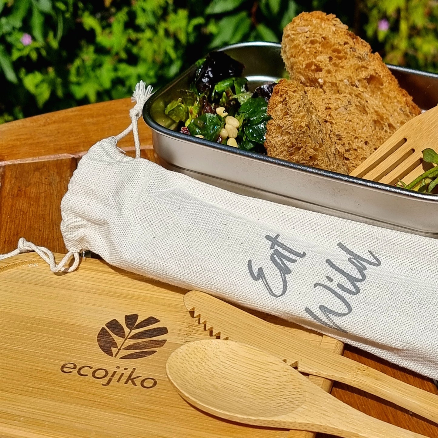 Sustainable Bamboo Lunch Box | Reusable & Eco Friendly-3