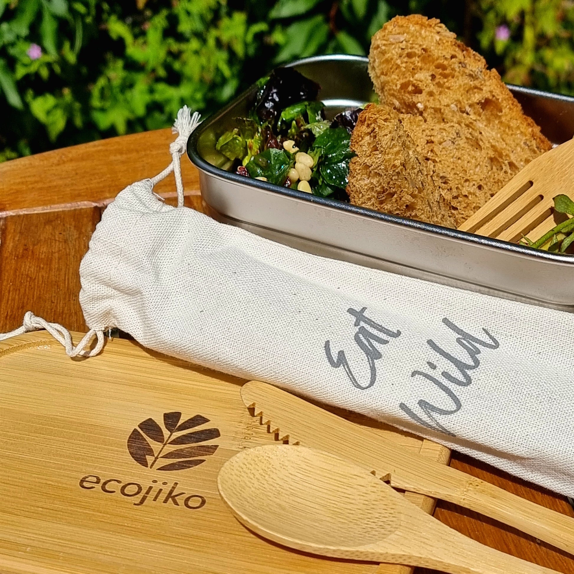 Sustainable Bamboo Lunch Box | Reusable & Eco Friendly-3