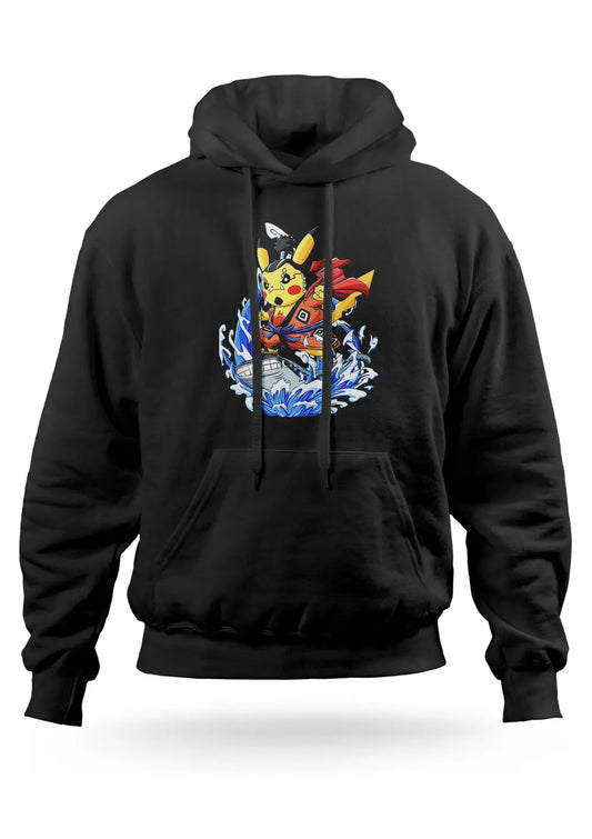 Felpa con cappuccio Surf Pikachu Pokemon Anime