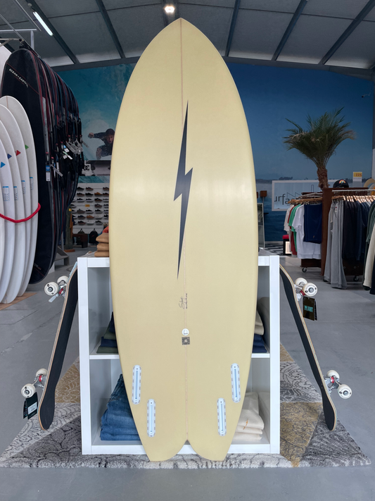 Prancha Surf Lightning Bolt QUAD FISH 5'6 by Spottt