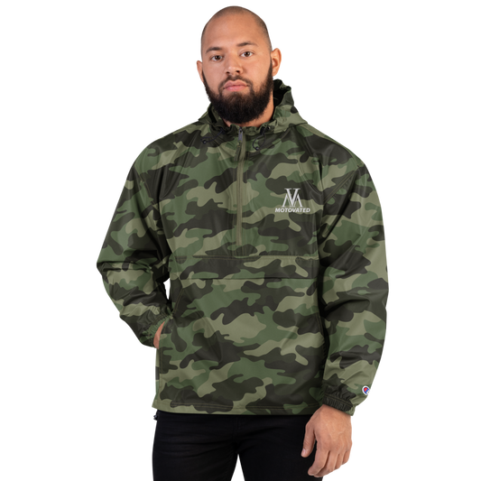 Embroidered Motovated Packable Jacket-0