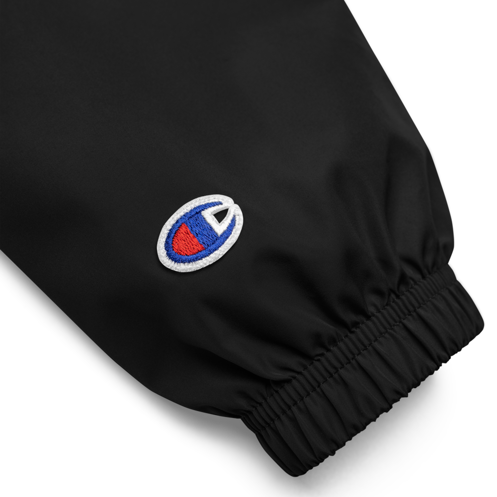 Embroidered Motovated Packable Jacket-3