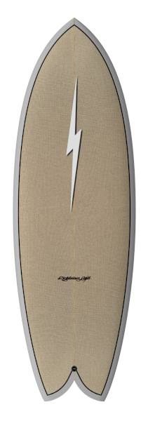 Prancha Surf Lightning Bolt QUAD FISH by Spottt
