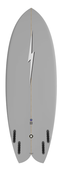 Prancha Surf Lightning Bolt QUAD FISH by Spottt