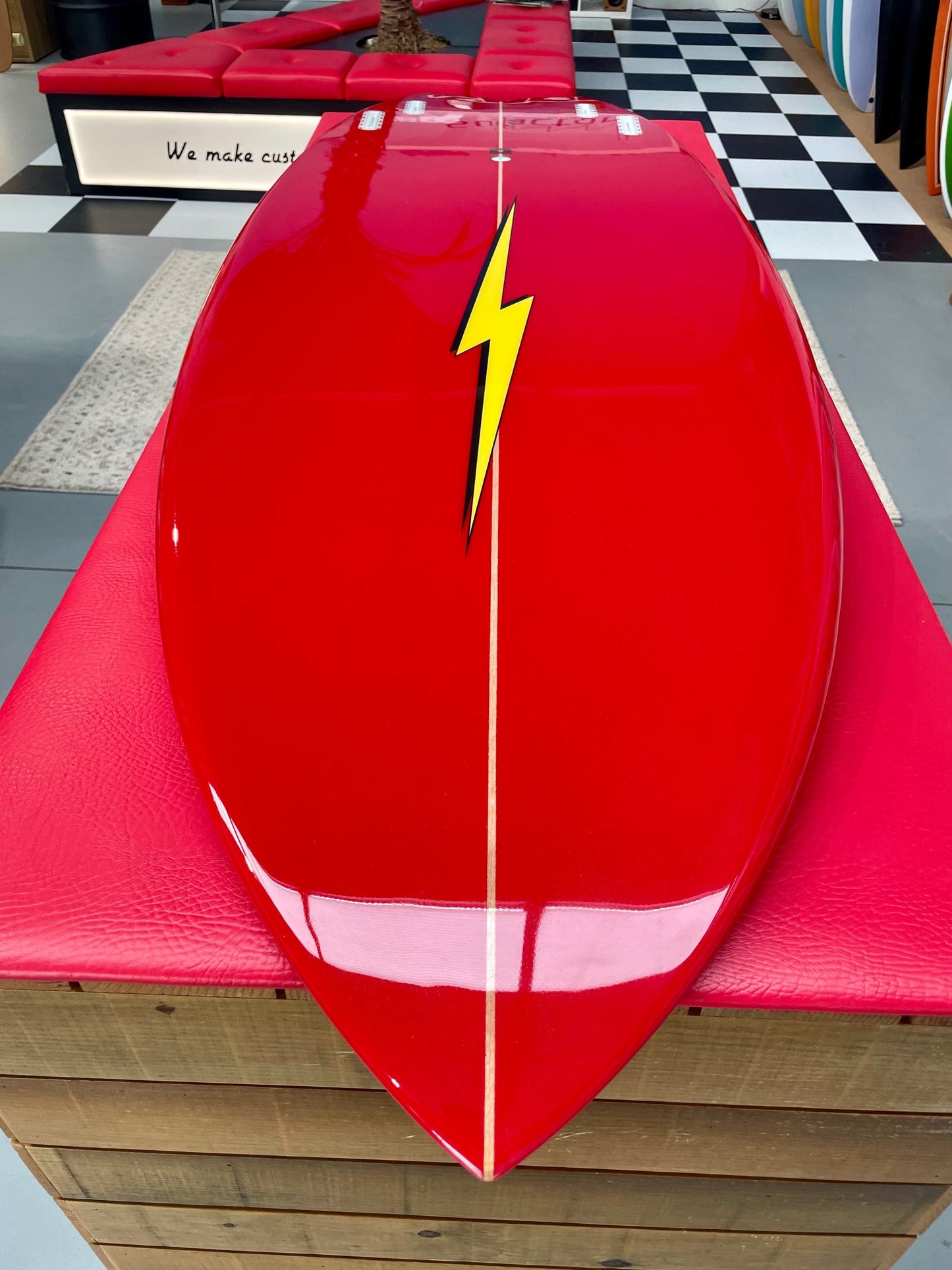 Prancha Surf Lightning Bolt QUAD FISH 5'6 by Spottt