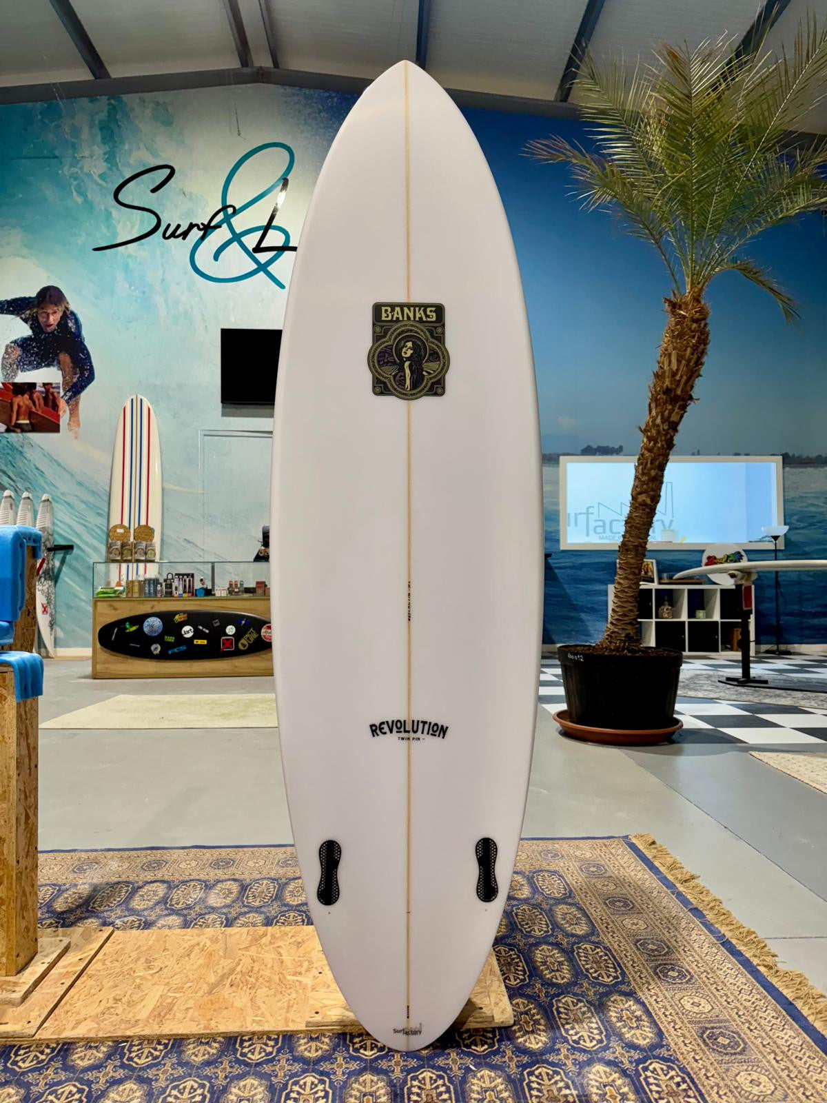 Prancha Surf Jim Banks Revolution Twin Pin (Step Up) 6’3