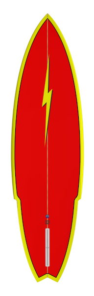 Prancha Surf Lightning Bolt STINGER by Spottt