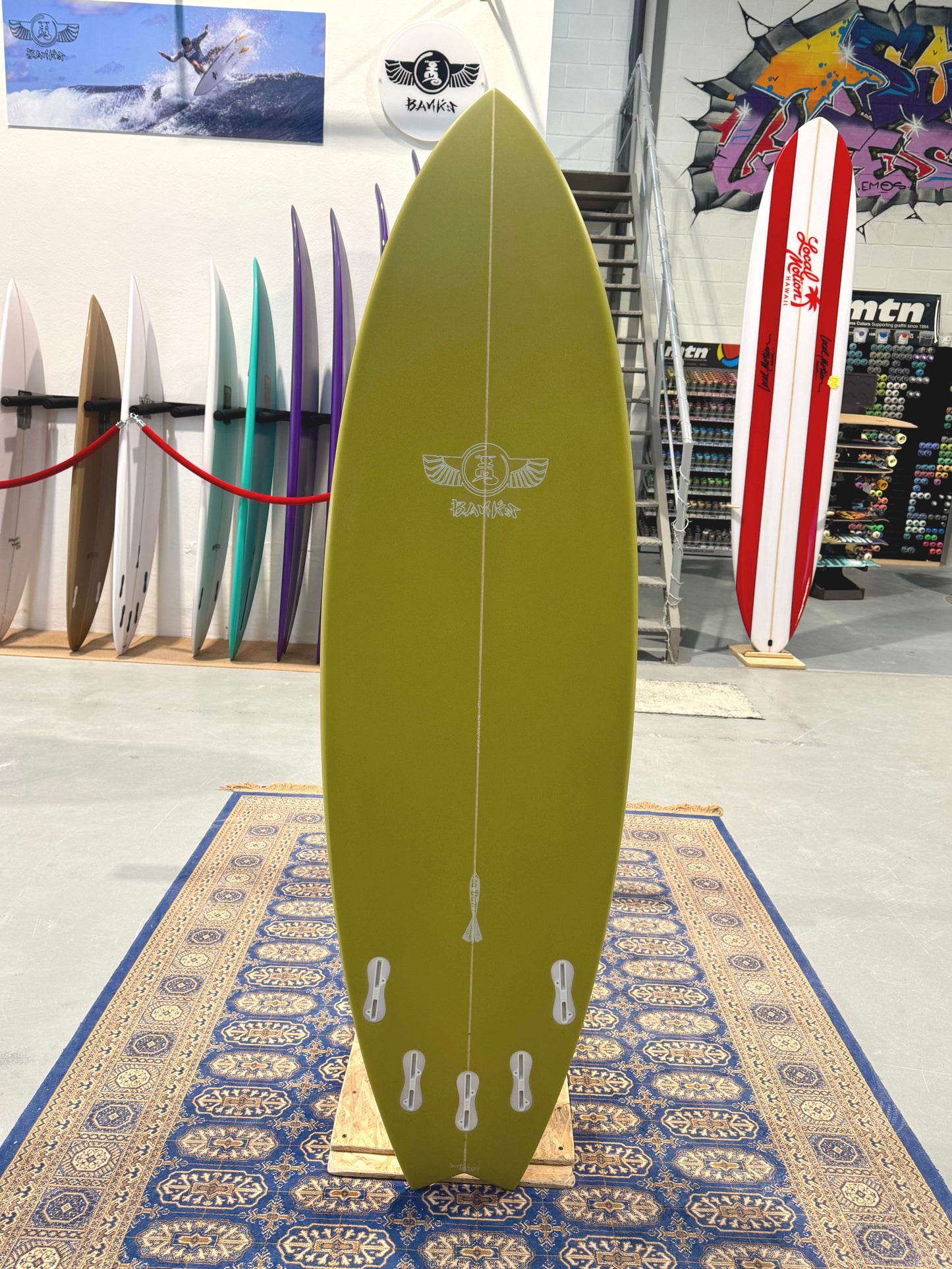 Prancha Surf Jim Banks - Sea Dart  (Swallow) 5´10