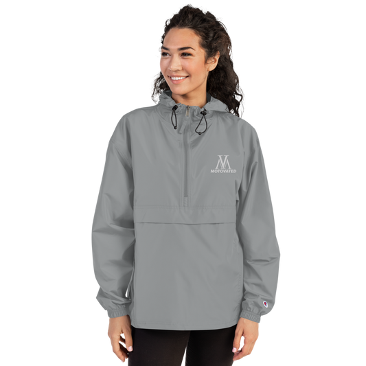 Embroidered Motovated Packable Jacket-0