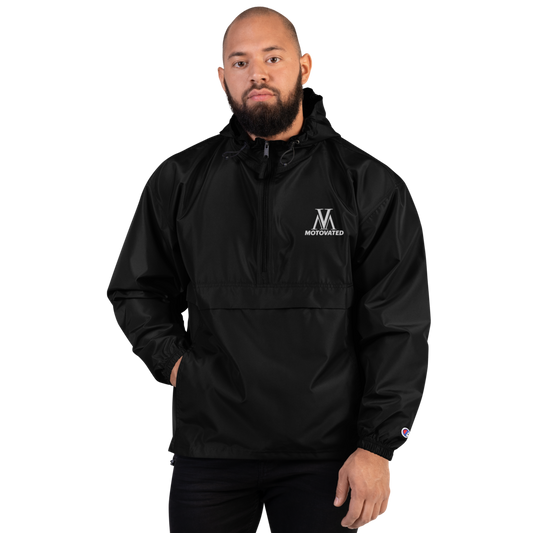 Embroidered Motovated Packable Jacket-0