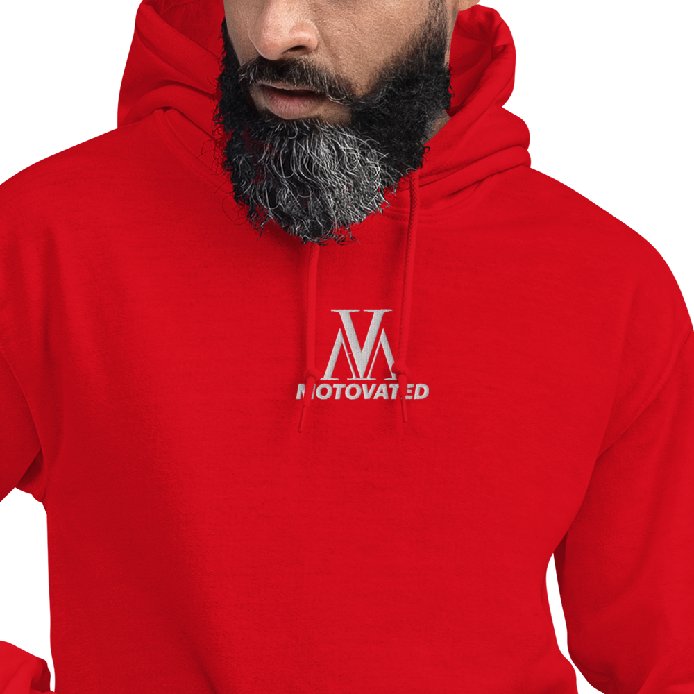 Embroided Motovated Hoodie-1