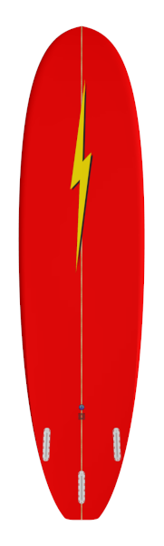 Prancha Surf Lightning Bolt FUNBOARD by Spottt
