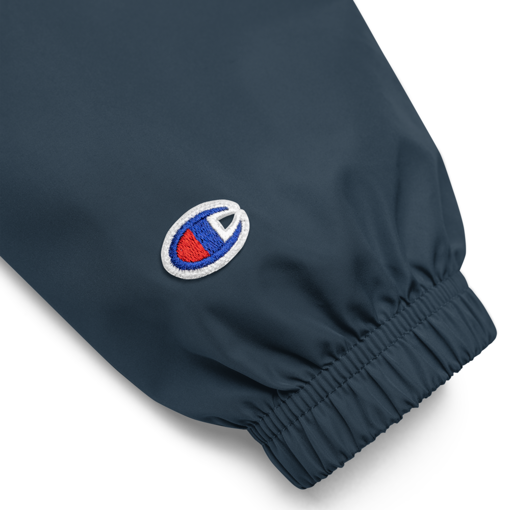 Embroidered Motovated Packable Jacket-3
