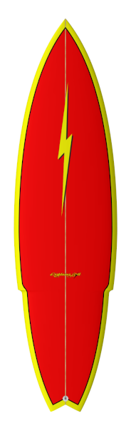 Prancha Surf Lightning Bolt STINGER by Spottt