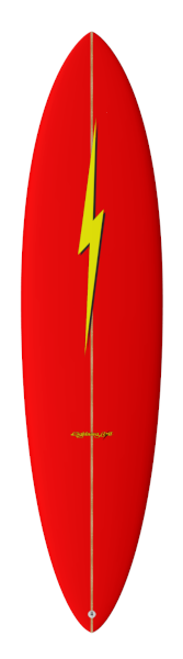 Prancha Surf Lightning Bolt MINI GUN by Spottt