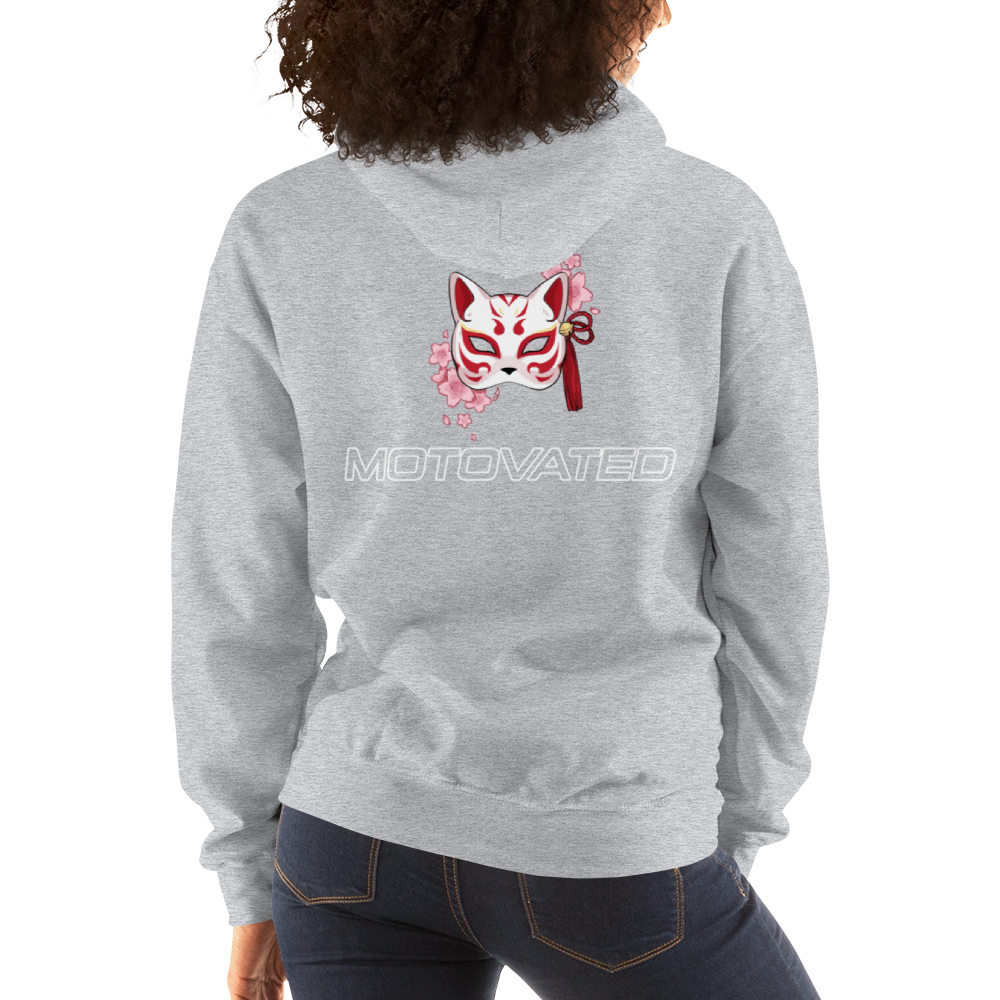 Cherry Blossom Fox Hoodie-0