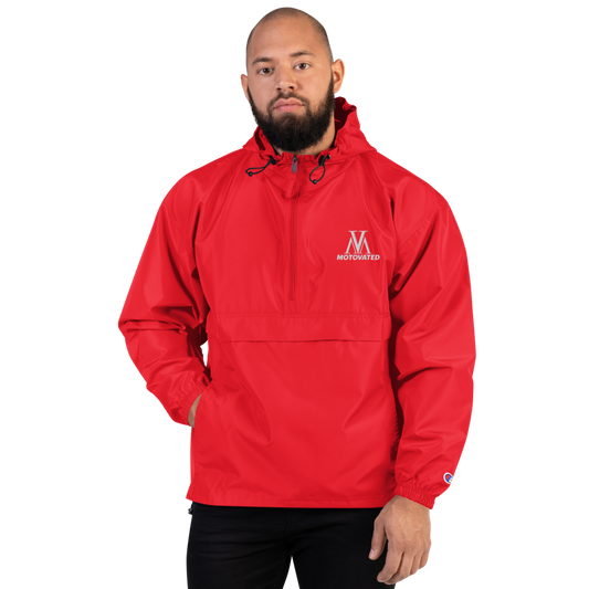 Embroidered Motovated Packable Jacket-0