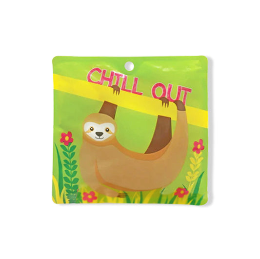 6x6 Sloth Reusable Eco-Friendly Ice Pack (1pc)-0