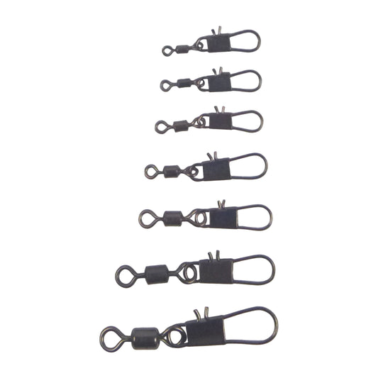 Swimerz Rolling Swivel w Interlock Snap, Size 4, 40 pack-0